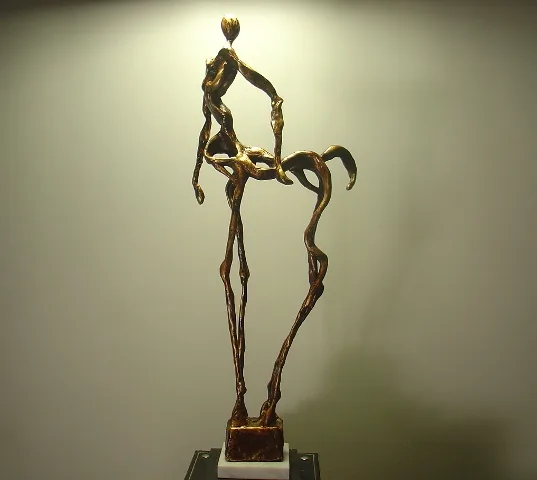 Original sculpture by Humberto Busto: Centaur, Greeting the Morning